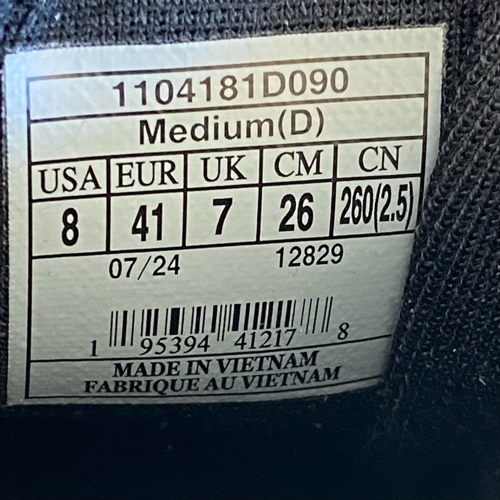 Brooks Ghost 16 Neutral Running Shoe Black/Grey/White 8 Medium - Picture 11 of 11
